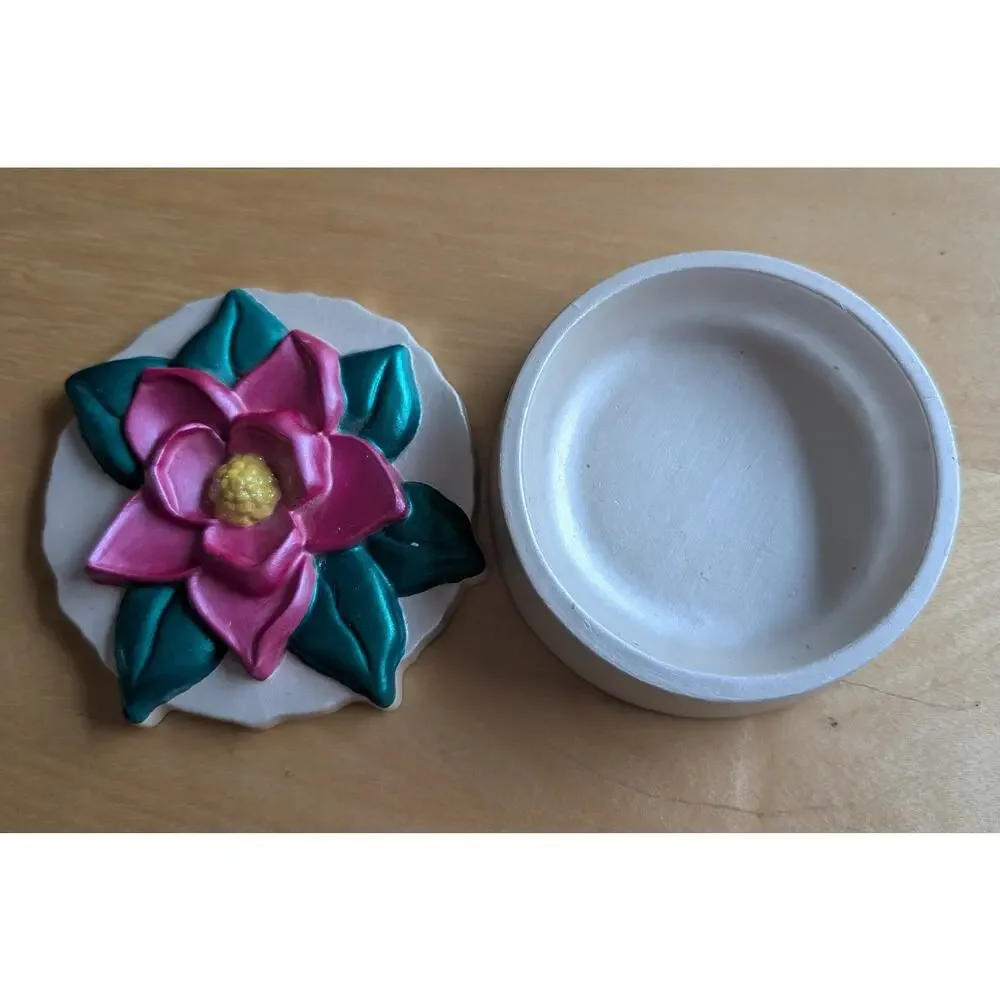 🍀Round Box with Lid